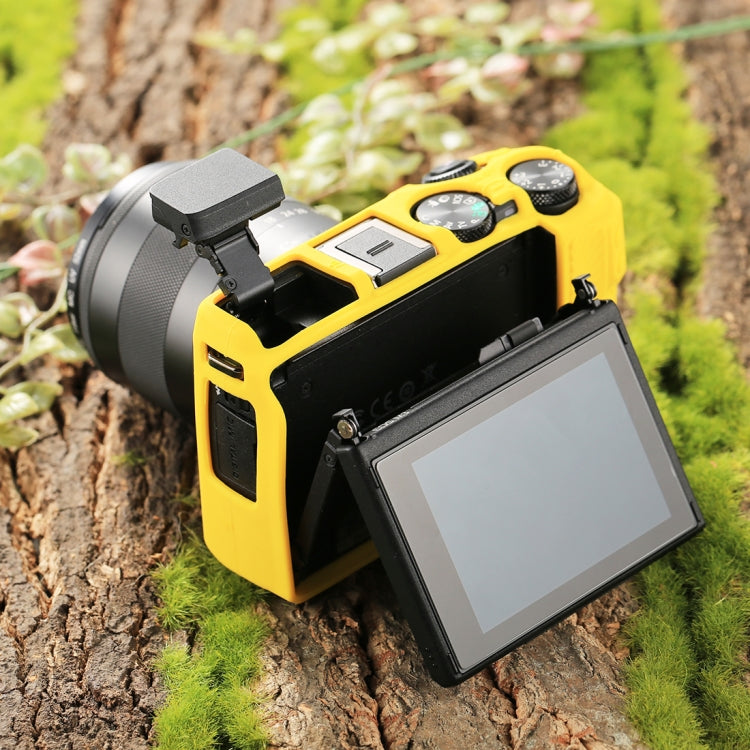 PULUZ Soft Silicone Protective Case for Canon EOS M3(Yellow) - Protective Case by PULUZ | Online Shopping UK | buy2fix
