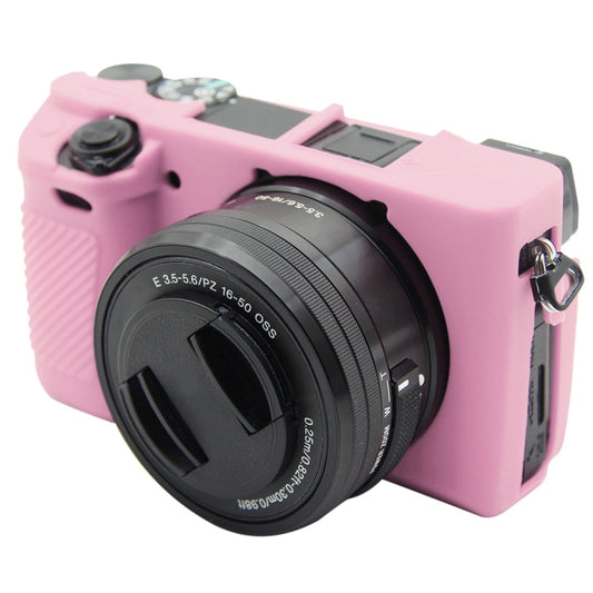 PULUZ Soft Silicone Protective Case for Sony ILCE-6300 / A6400(Pink) - Protective Case by PULUZ | Online Shopping UK | buy2fix