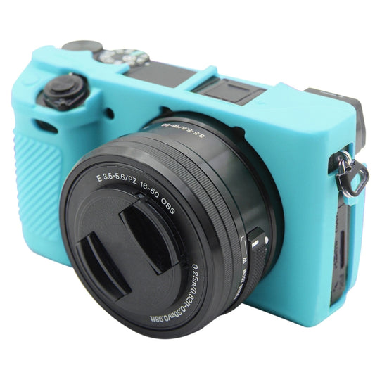 PULUZ Soft Silicone Protective Case for Sony ILCE-6300 / A6400(Blue) by PULUZ