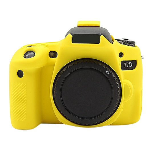 PULUZ Soft Silicone Protective Case for Canon EOS 77D(Yellow) by PULUZ