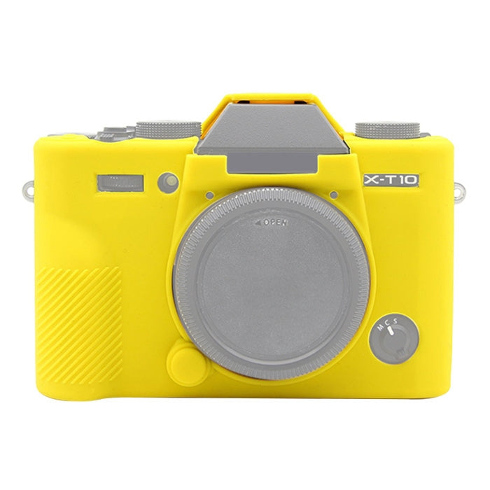 PULUZ Soft Silicone Protective Case for FUJIFILM X-T20(Yellow) - Protective Case by PULUZ | Online Shopping UK | buy2fix