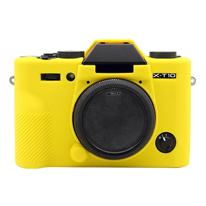 PULUZ Soft Silicone Protective Case for FUJIFILM X-T20(Yellow) - Protective Case by PULUZ | Online Shopping UK | buy2fix
