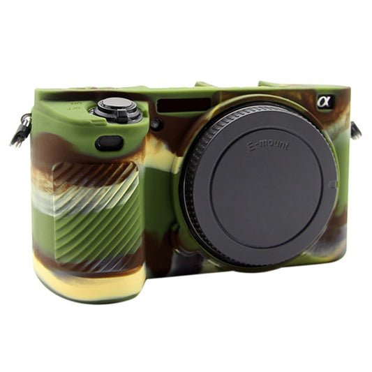 PULUZ Soft Silicone Protective Case for Sony ILCE-6500(Camouflage) by PULUZ