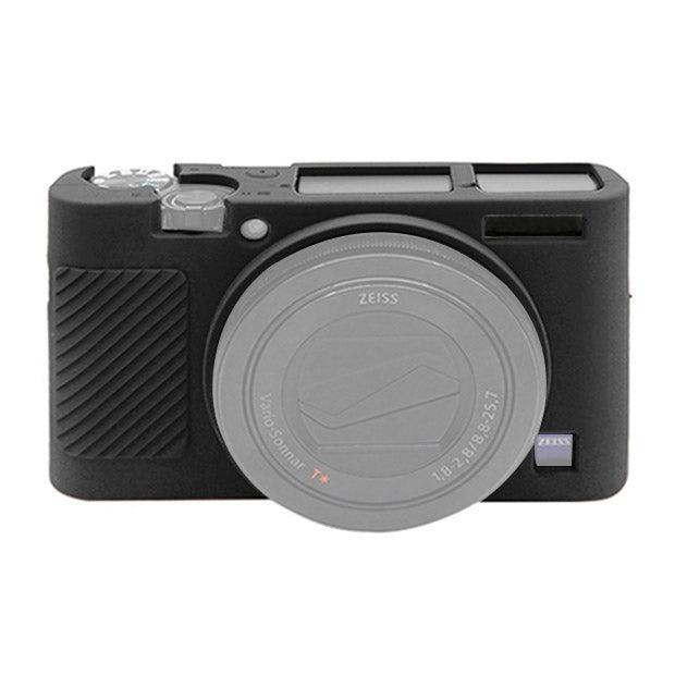 PULUZ Soft Silicone Protective Case for Sony RX100 III / IV / V(Black) - Protective Case by PULUZ | Online Shopping UK | buy2fix