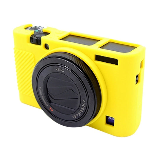 PULUZ Soft Silicone Protective Case for Sony RX100 III / IV / V(Yellow) - Protective Case by PULUZ | Online Shopping UK | buy2fix