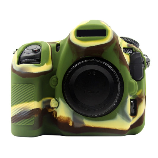PULUZ Soft Silicone Protective Case for Nikon D850(Camouflage) - Protective Case by PULUZ | Online Shopping UK | buy2fix