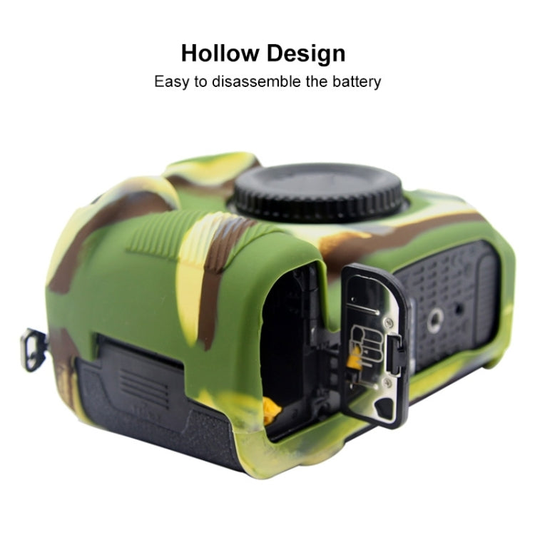 PULUZ Soft Silicone Protective Case for Nikon D850(Camouflage) - Protective Case by PULUZ | Online Shopping UK | buy2fix