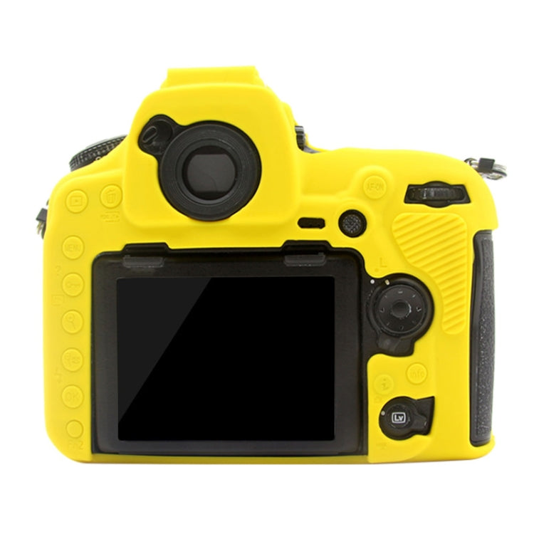 PULUZ Soft Silicone Protective Case for Nikon D850(Yellow) - Protective Case by PULUZ | Online Shopping UK | buy2fix