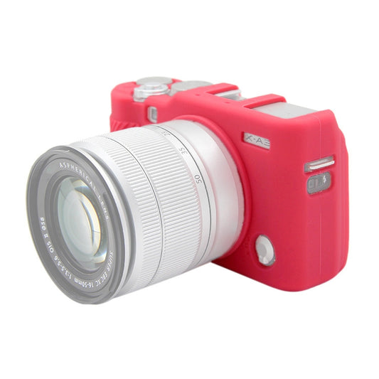 PULUZ Soft Silicone Protective Case for FUJIFILM X-A3 / X-A10(Rose Red) by PULUZ