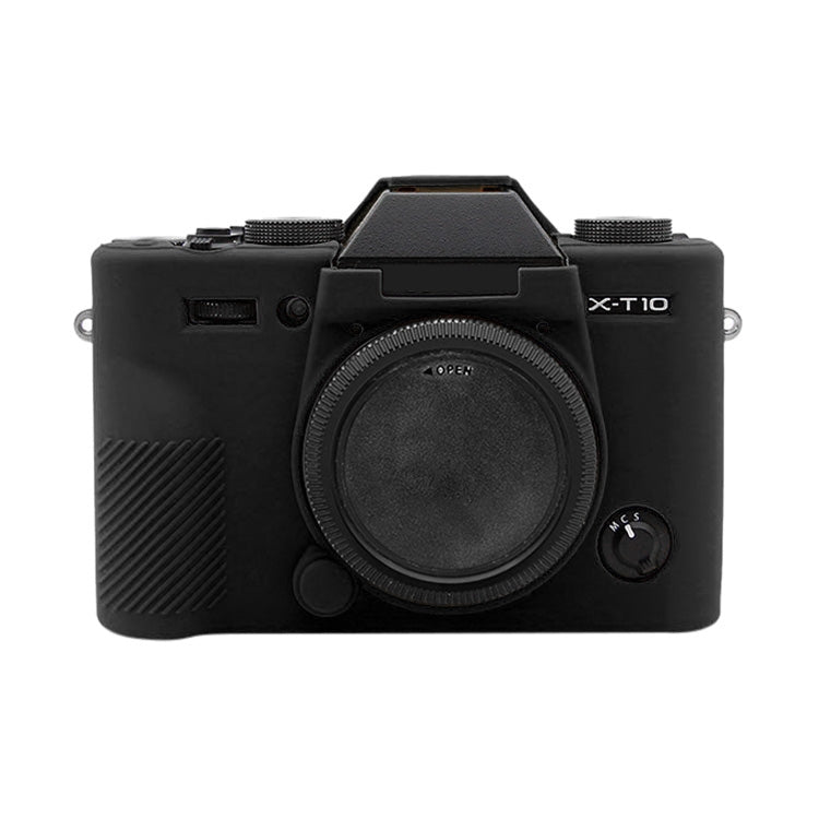 PULUZ Soft Silicone Protective Case for FUJIFILM XT10(Black) - Protective Case by PULUZ | Online Shopping UK | buy2fix