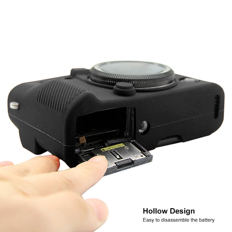 PULUZ Soft Silicone Protective Case for FUJIFILM XT10(Black) - Protective Case by PULUZ | Online Shopping UK | buy2fix