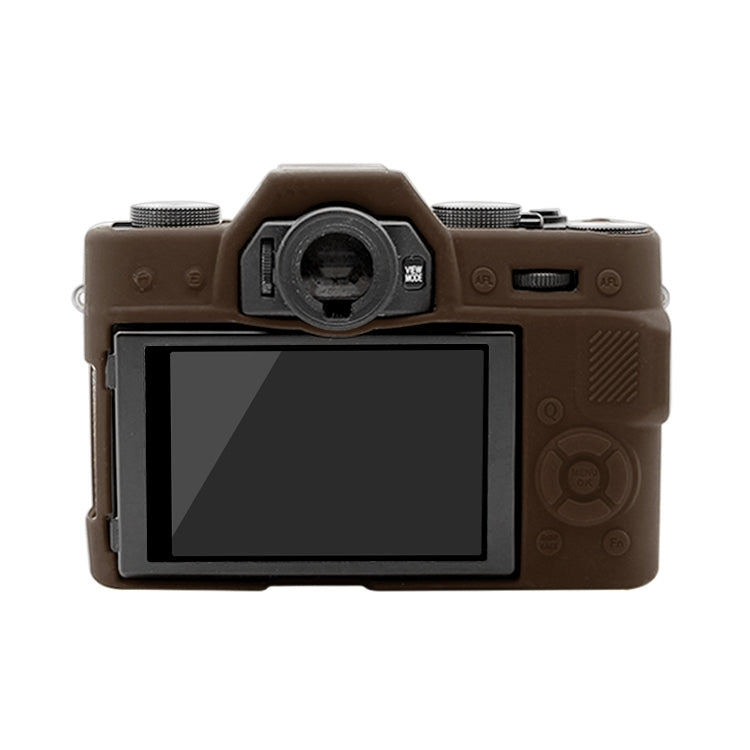 PULUZ Soft Silicone Protective Case for FUJIFILM XT10(Coffee) - Protective Case by PULUZ | Online Shopping UK | buy2fix