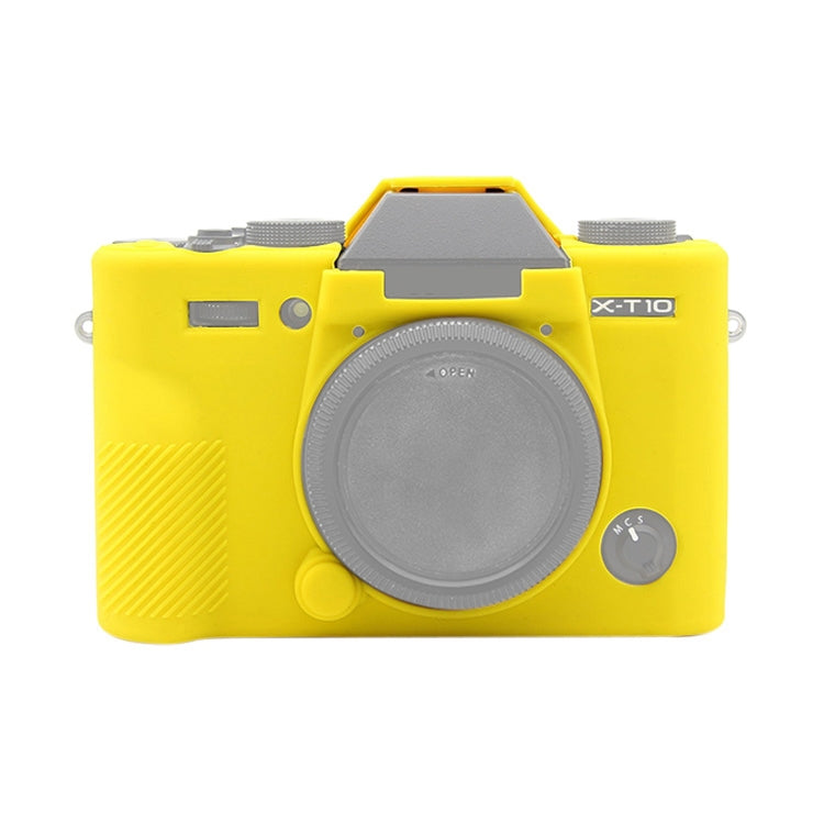 PULUZ Soft Silicone Protective Case for FUJIFILM XT10(Yellow) - Protective Case by PULUZ | Online Shopping UK | buy2fix