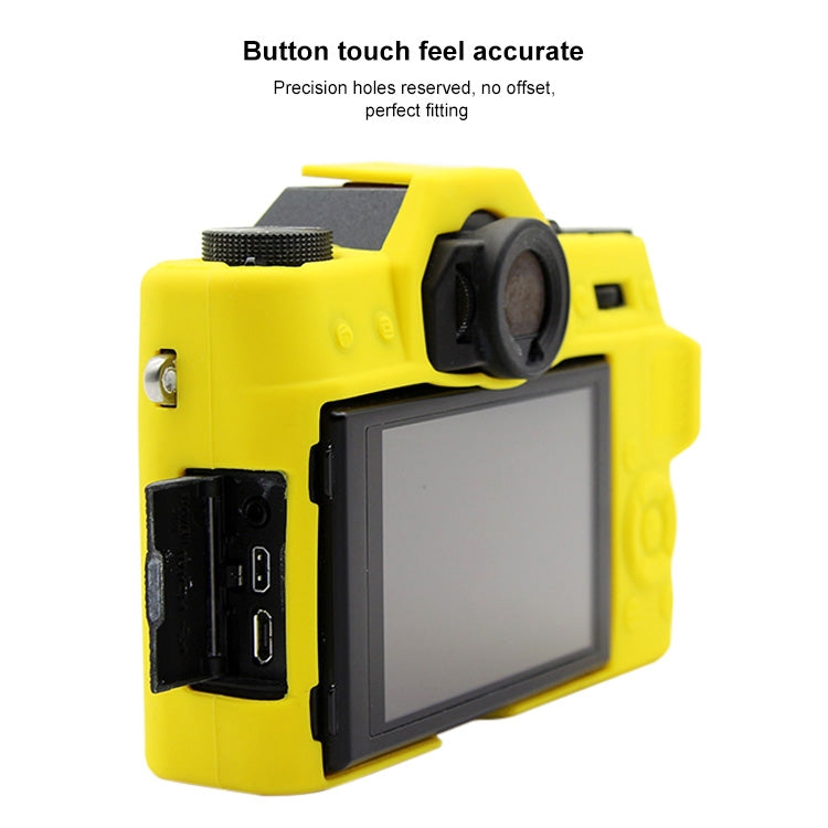 PULUZ Soft Silicone Protective Case for FUJIFILM XT10(Yellow) - Protective Case by PULUZ | Online Shopping UK | buy2fix