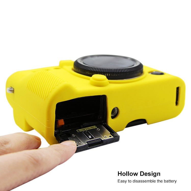 PULUZ Soft Silicone Protective Case for FUJIFILM XT10(Yellow) - Protective Case by PULUZ | Online Shopping UK | buy2fix