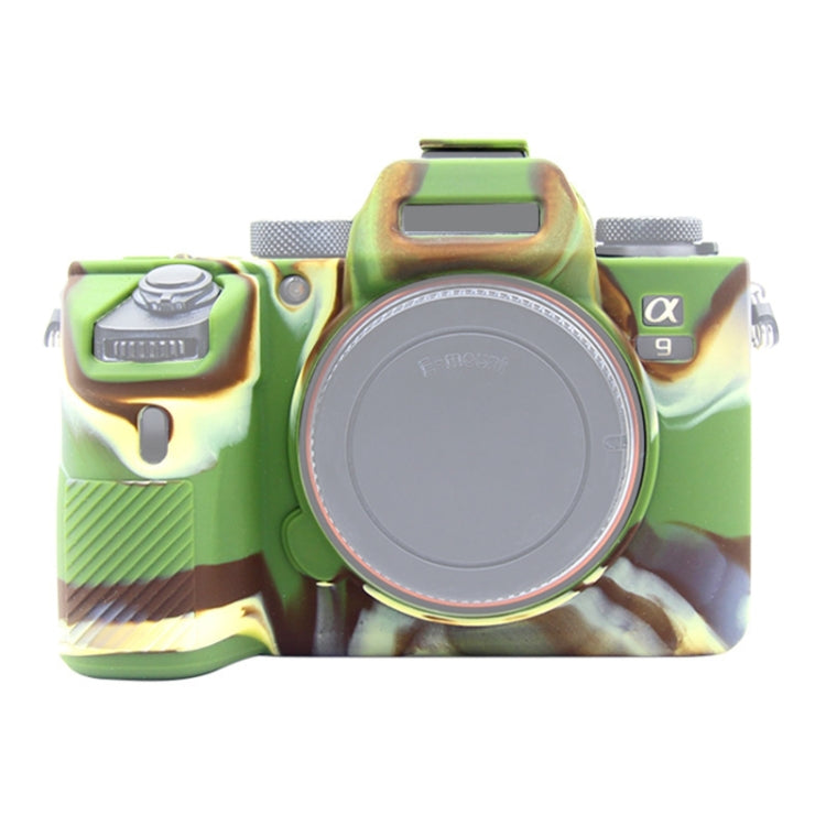 PULUZ Soft Silicone Protective Case for Sony A9 (ILCE-9) / A7 III/ A7R III(Camouflage) - Protective Case by PULUZ | Online Shopping UK | buy2fix