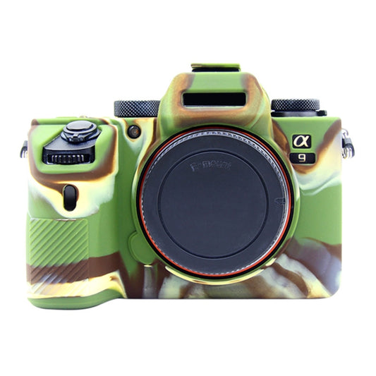 PULUZ Soft Silicone Protective Case for Sony A9 (ILCE-9) / A7 III/ A7R III(Camouflage) by PULUZ