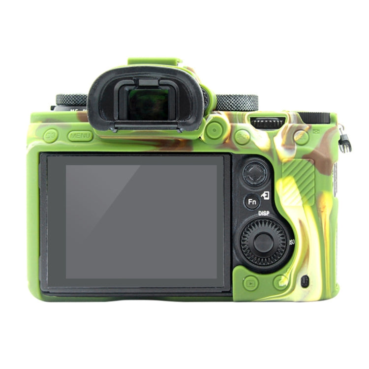 PULUZ Soft Silicone Protective Case for Sony A9 (ILCE-9) / A7 III/ A7R III(Camouflage) - Protective Case by PULUZ | Online Shopping UK | buy2fix