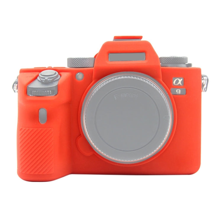 PULUZ Soft Silicone Protective Case for Sony A9 (ILCE-9) / A7 III/ A7R III(Red) - Protective Case by PULUZ | Online Shopping UK | buy2fix
