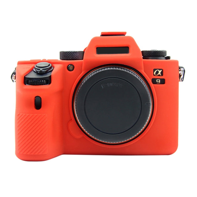 PULUZ Soft Silicone Protective Case for Sony A9 (ILCE-9) / A7 III/ A7R III(Red) - Protective Case by PULUZ | Online Shopping UK | buy2fix