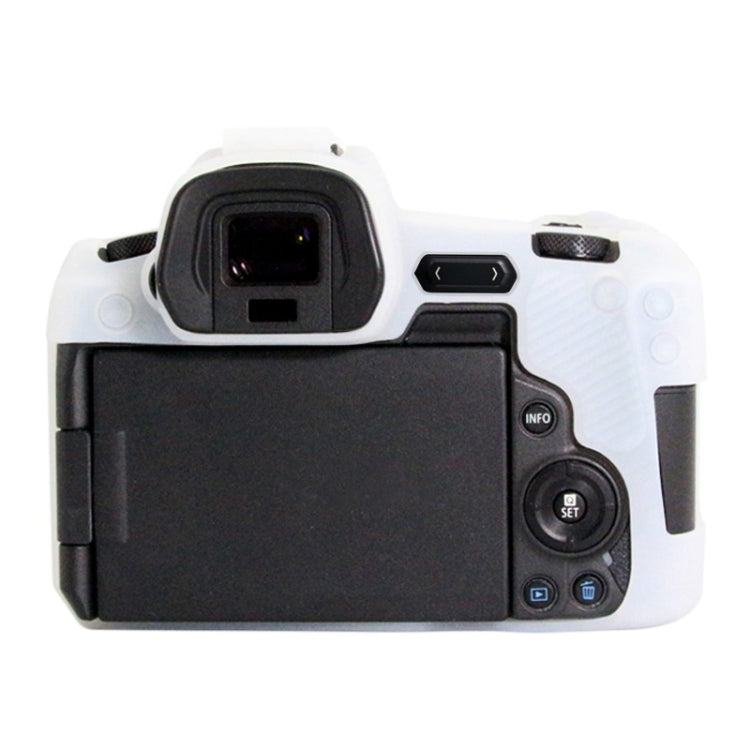 PULUZ Soft Silicone Protective Case for Canon EOS R(White) - Protective Case by PULUZ | Online Shopping UK | buy2fix