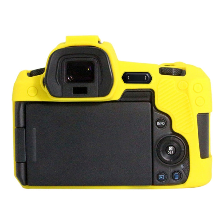 PULUZ Soft Silicone Protective Case for Canon EOS R(Yellow) - Protective Case by PULUZ | Online Shopping UK | buy2fix
