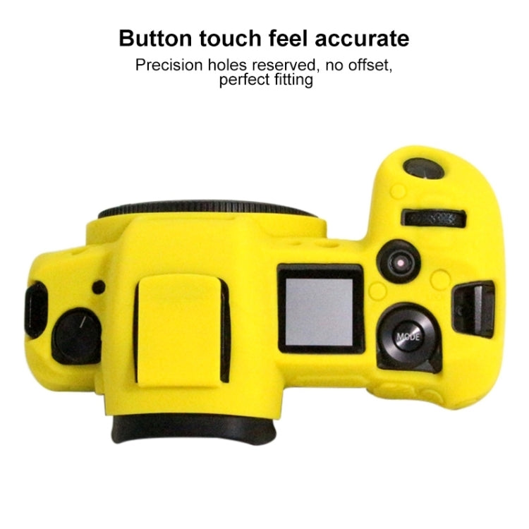 PULUZ Soft Silicone Protective Case for Canon EOS R(Yellow) - Protective Case by PULUZ | Online Shopping UK | buy2fix