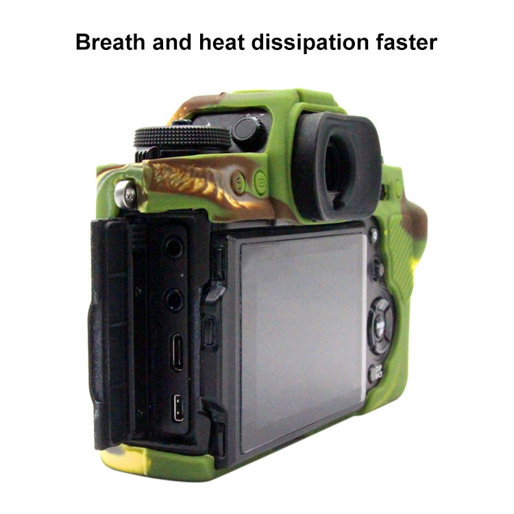 PULUZ Soft Silicone Protective Case for FUJIFILM XT3(Camouflage) - Protective Case by PULUZ | Online Shopping UK | buy2fix