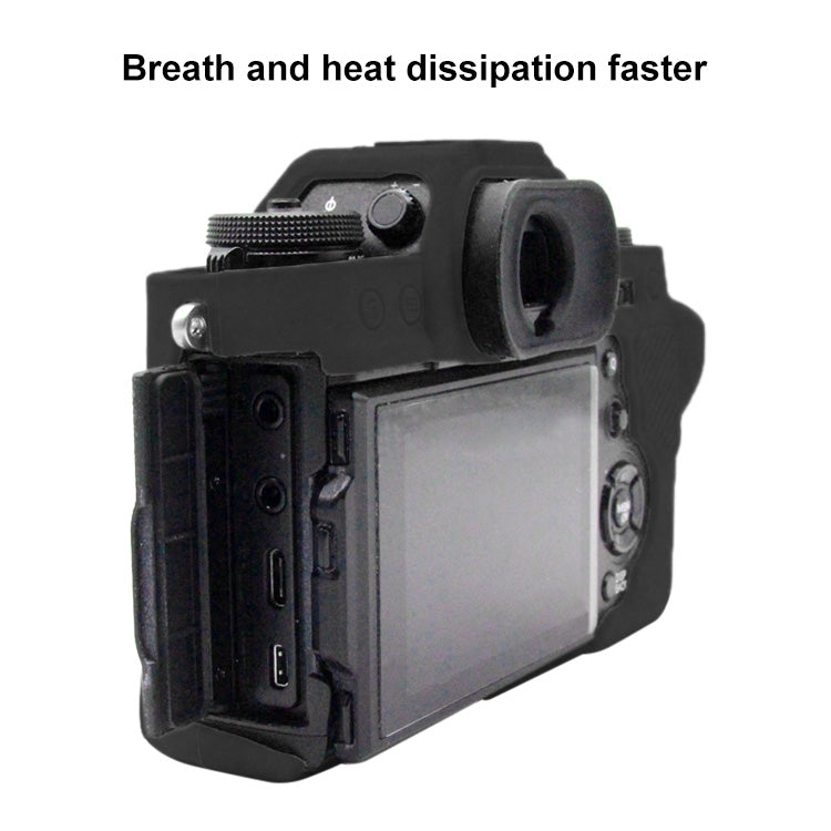 PULUZ Soft Silicone Protective Case for FUJIFILM XT3(Black) - Protective Case by PULUZ | Online Shopping UK | buy2fix