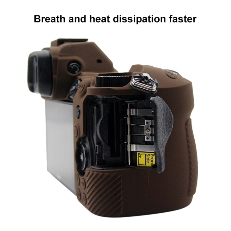 PULUZ Soft Silicone Protective Case for Nikon Z6 / Z7(Coffee) - Protective Case by PULUZ | Online Shopping UK | buy2fix