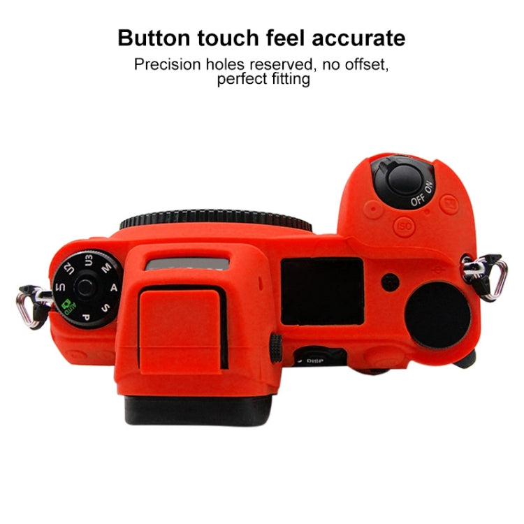 PULUZ Soft Silicone Protective Case for Nikon Z6 / Z7(Red) - Protective Case by PULUZ | Online Shopping UK | buy2fix