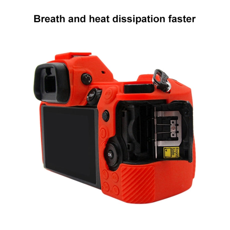 PULUZ Soft Silicone Protective Case for Nikon Z6 / Z7(Red) - Protective Case by PULUZ | Online Shopping UK | buy2fix