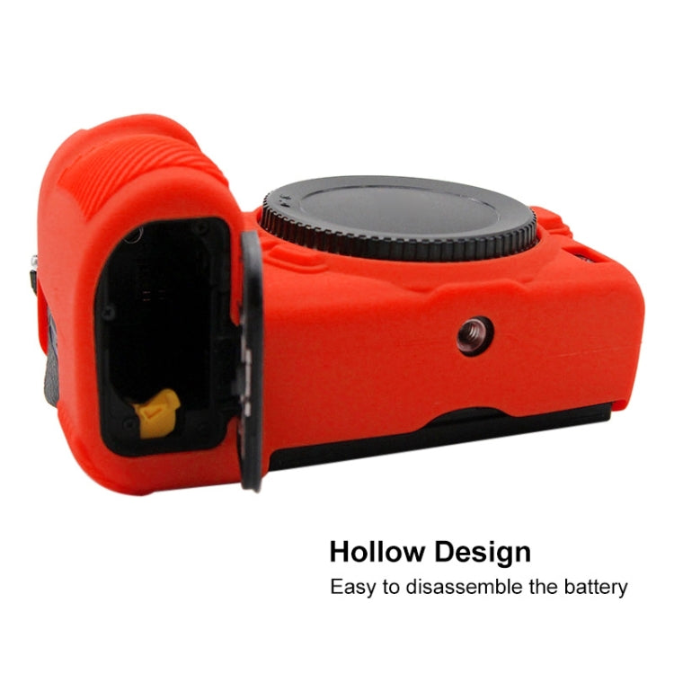 PULUZ Soft Silicone Protective Case for Nikon Z6 / Z7(Red) - Protective Case by PULUZ | Online Shopping UK | buy2fix