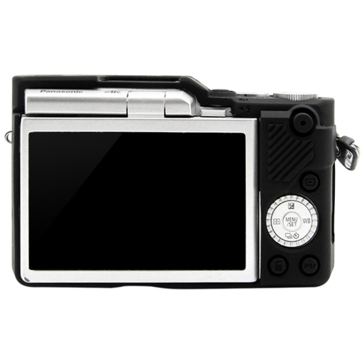 PULUZ Soft Silicone Protective Case for Panasonic Lumix GF10(Black) - Protective Case by PULUZ | Online Shopping UK | buy2fix