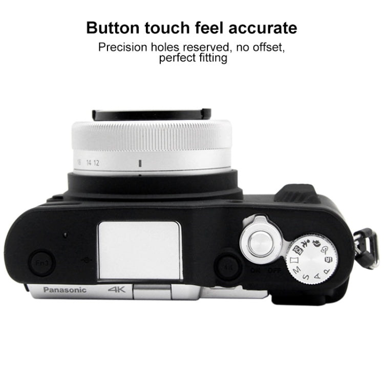PULUZ Soft Silicone Protective Case for Panasonic Lumix GF10(Black) - Protective Case by PULUZ | Online Shopping UK | buy2fix