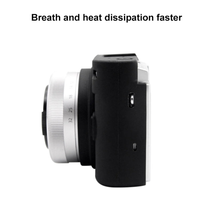 PULUZ Soft Silicone Protective Case for Panasonic Lumix GF10(Black) - Protective Case by PULUZ | Online Shopping UK | buy2fix