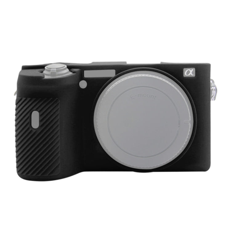 PULUZ Soft Silicone Protective Case for Sony A6600 / ILCE-6600(Black) - Protective Case by PULUZ | Online Shopping UK | buy2fix
