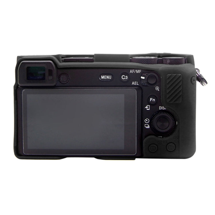 PULUZ Soft Silicone Protective Case for Sony A6600 / ILCE-6600(Black) - Protective Case by PULUZ | Online Shopping UK | buy2fix