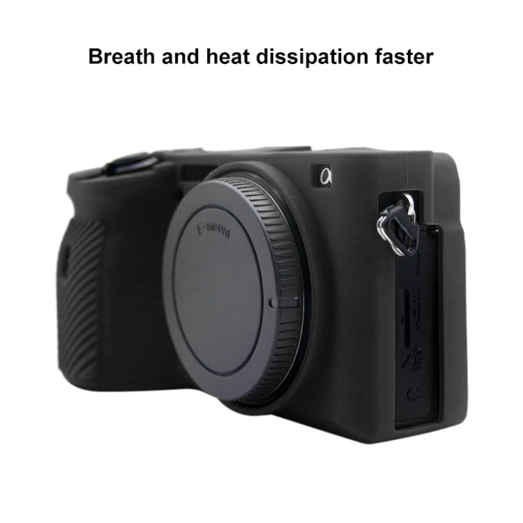 PULUZ Soft Silicone Protective Case for Sony A6600 / ILCE-6600(Black) - Protective Case by PULUZ | Online Shopping UK | buy2fix