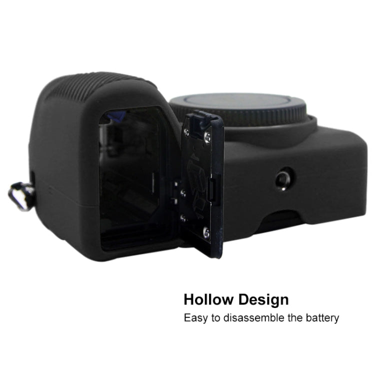 PULUZ Soft Silicone Protective Case for Sony A6600 / ILCE-6600(Black) - Protective Case by PULUZ | Online Shopping UK | buy2fix
