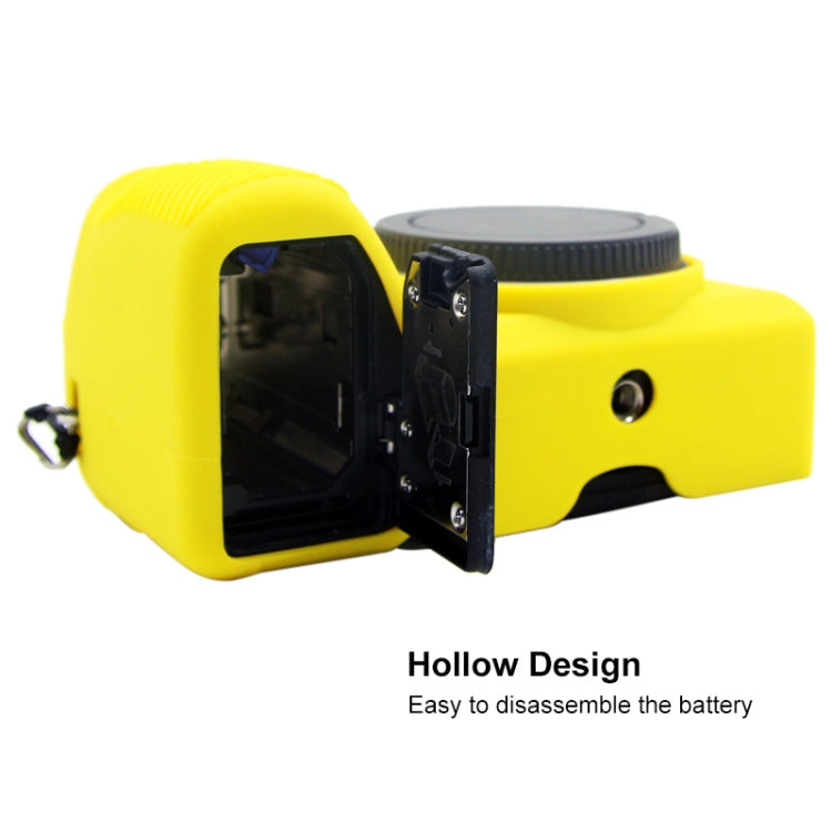 PULUZ Soft Silicone Protective Case for Sony A6600 / ILCE-6600(Yellow) - Protective Case by PULUZ | Online Shopping UK | buy2fix