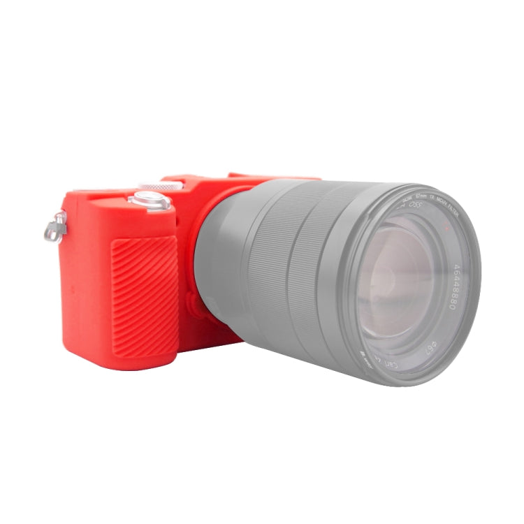 PULUZ Soft Silicone Protective Case for Sony A7C / ILCE-7C(Red) - Protective Case by PULUZ | Online Shopping UK | buy2fix