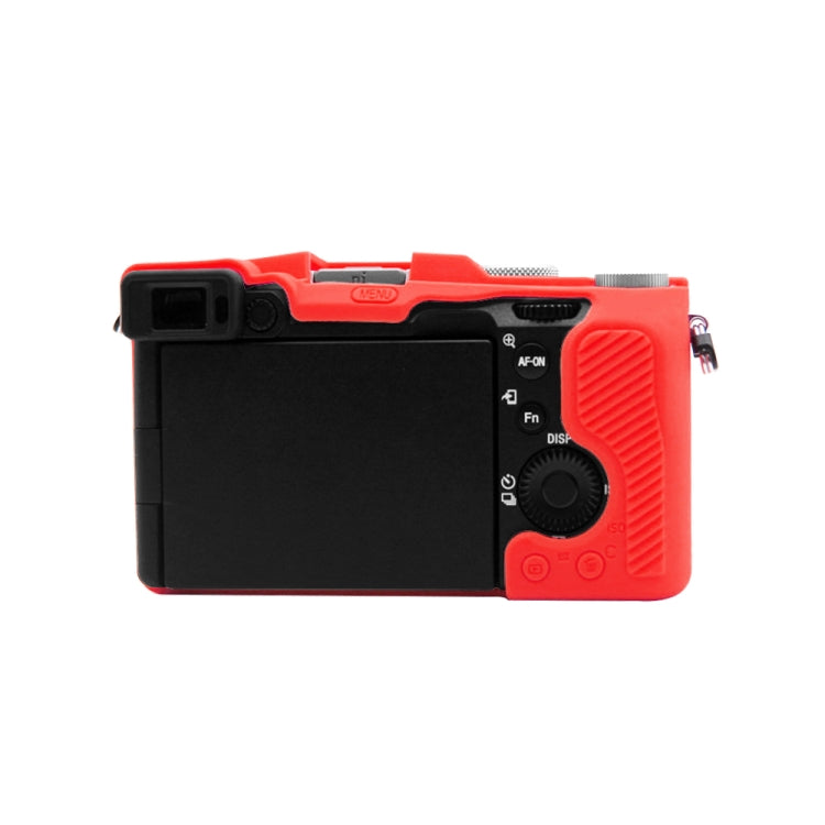 PULUZ Soft Silicone Protective Case for Sony A7C / ILCE-7C(Red) - Protective Case by PULUZ | Online Shopping UK | buy2fix