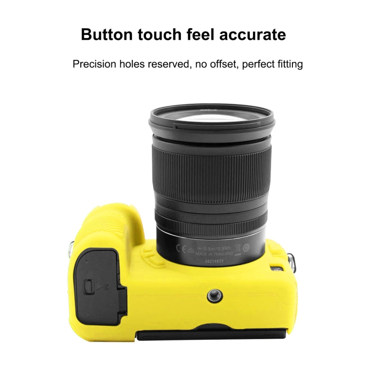 PULUZ Soft Silicone Protective Case for Nikon Z6 II(Yellow) - Protective Case by PULUZ | Online Shopping UK | buy2fix