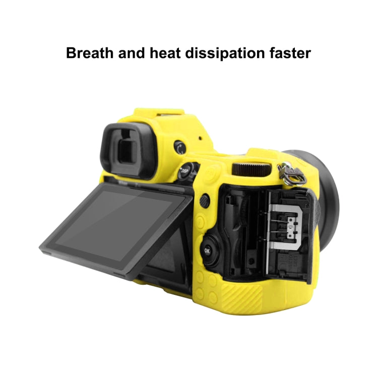 PULUZ Soft Silicone Protective Case for Nikon Z6 II(Yellow) - Protective Case by PULUZ | Online Shopping UK | buy2fix