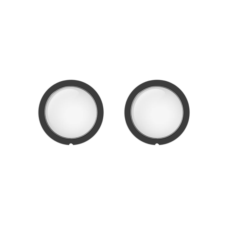 For Insta360 X3 PULUZ Lens Guard PC Protective Cover(Black) - Len Accessories by PULUZ | Online Shopping UK | buy2fix