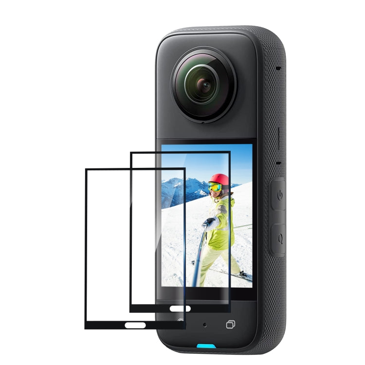 For Insta360 X3 PULUZ 2pcs Curved HD Screen Film(Transparent) - Protective Film & Stickers by PULUZ | Online Shopping UK | buy2fix