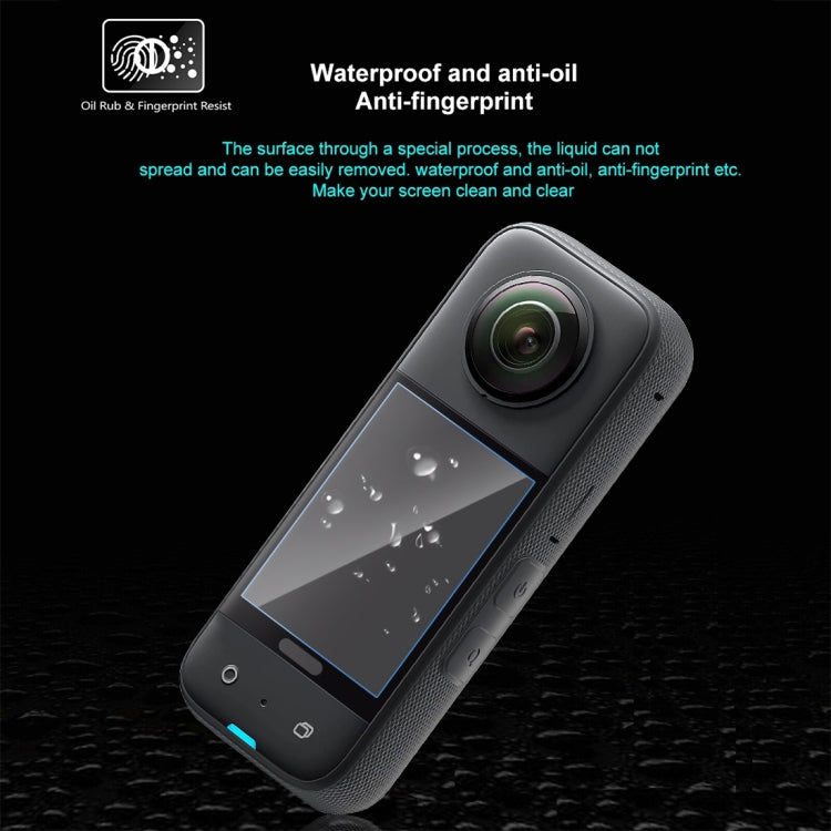 For Insta360 X3 PULUZ 2pcs Curved HD Screen Film(Transparent) - Protective Film & Stickers by PULUZ | Online Shopping UK | buy2fix