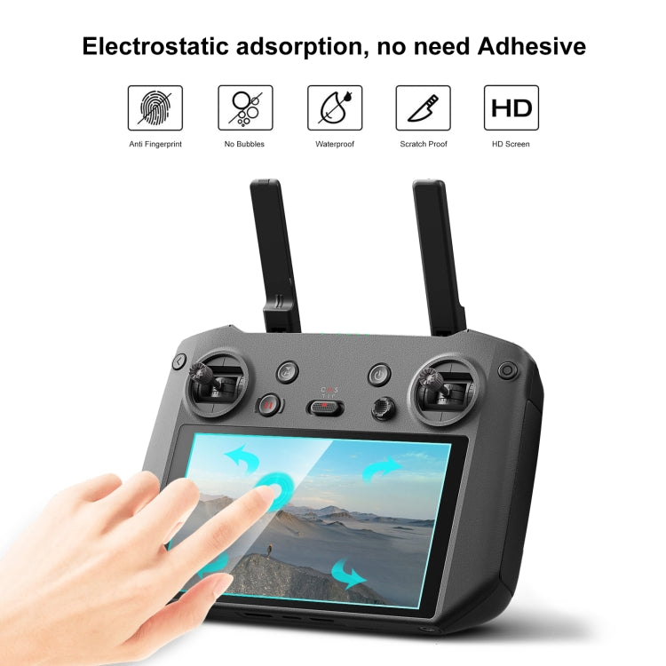 For DJI RC Pro PULUZ Remote Control Screen Tempered Glass Film (Transparent) - Others by PULUZ | Online Shopping UK | buy2fix