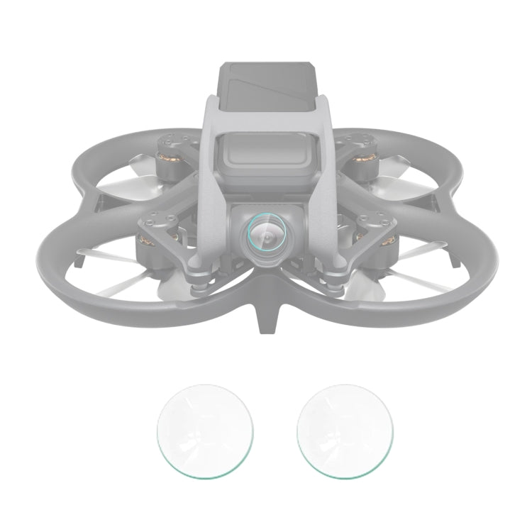 For DJI Avata PULUZ 2pcs Tempered Glass Drone Lens Film(Transparent) - Other by buy2fix | Online Shopping UK | buy2fix
